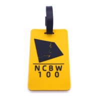 2024 nouveau Style NCBW étiquette de bagage sororité Inc or noir étiquette de bagage Logo étiquette de voyage avec Logo