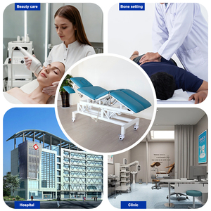 Table de chiropratique électrique 4 sections multifonctionnelle avec pieds séparables, pour physiothérapie, massage et examen, idéale pour l'ostéopathie - Product Image 6