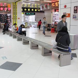 パティオ、公園、病院、学校向け 屋外業務用 モダンステンレススチールベンチシート - Product Image 6