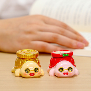 Figurita de tortuga pequeña, 4 piezas, decoración de escritorio apilable de resina, suministros de oficina, regalo de cumpleaños - Product Image 4