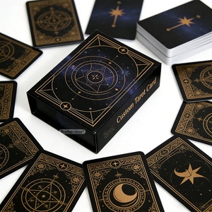 Jeu de tarot <span class=keywords><strong>Oracle</strong></span> classique imprimé sur mesure, papier 350 g/m², dorure à chaud, incluant des cartes de tarot avec guide - Product Image 3