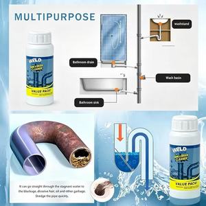 Powerful Fast <strong>Foaming</strong> <strong>Drain</strong> <strong>Cleaner</strong> Effective Kitchen Toilet Pipe Dredging Agent and Cleaning Tool Powder - Product Image 3
