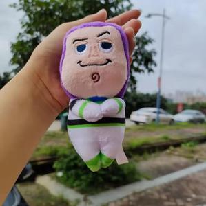 Móc khóa thú nhồi bông mềm <span class=keywords><strong>Toy</strong></span> Story Buzz Lightyear và bạn bè 10cm, chất liệu vải cotton, bao gồm Woody, <span class=keywords><strong>Alien</strong></span>, Mike, Hamm, món quà sinh nhật hoàn hảo - Product Image 6