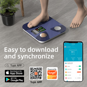 2024 mới đến lớn LCD cao chính xác cơ thể thủy tinh chất béo phân tích điện tử thông minh phòng tắm quy mô kỹ thuật số - Product Image 5