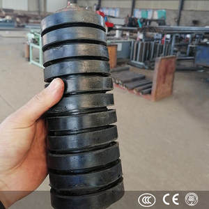 Roller Penyangga Konveyor Sabuk Berlapis Karet Standar / Khusus - Product Image 3