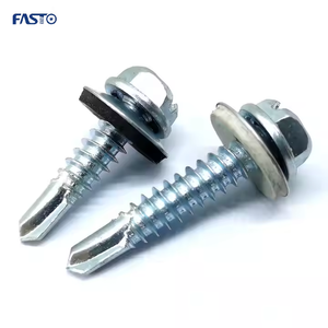 Din7504k tornillos autoperforantes lục giác Tự Khoan Vít <span class=keywords><strong>Hex</strong></span> đầu lợp vít với EPDM ngoại quan cao su máy giặt - Product Image 1