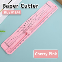 Mini Cortador de Papel Retráctil de Acero Inoxidable y Plástico, Portátil, para Estudiantes y Manualidades, Modelo Yunmei 819, Venta al Por Mayor
