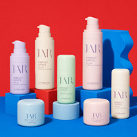 Ensemble de soins de la peau tout-en-un, emballage 30 50 100 150 ml, flacon pompe cosmétique sans air en plastique, flacon hermétique pour lotion, flacon rechargeable pour crème