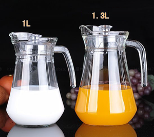 Jarra de Vidrio para Bebidas, Jarra de Agua de Vidrio para Uso Doméstico, Regalo Promocional, Jarra de Pato de 1.3L, Jarra de Vidrio de 1L - Product Image 2