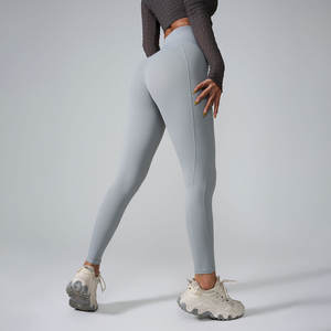 <span class=keywords><strong>Leggings</strong></span> de Yoga Transpirables con Efecto Segunda Piel, <span class=keywords><strong>Leggings</strong></span> Deportivos de Alta Gama para Mujer, Cintura Alta, Elásticos, Ideales para Ejercicios al Aire Libre - Product Image 4