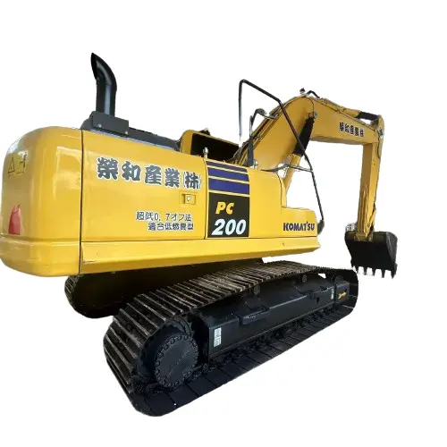 Escavatori cingolati cingolati in gomma Komatsu PC200 pezzi macchina scavatrice 20 Ton escavatori