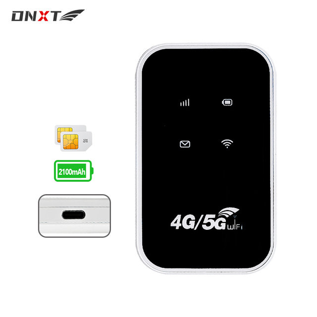 DNXT M23 Portable 4G LTE Wifi Hotspot De Poche Router Device Outdoor Pocket Mobile Wireless Sim Card Slots Routers