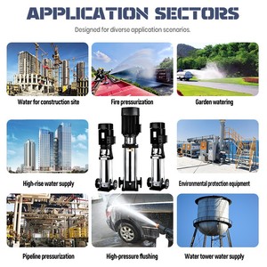 Vertical Stainless Steel Multistage <b>Pump</b> 55kW 380.9V 60Hz Centrifugal Water Booster <b>Pump</b> Ultra High High - Product Image 6
