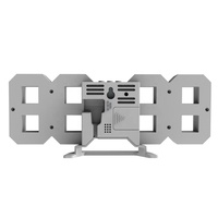 Kamar Tidur Elektronik Besar Pembuat Digital Led Meja Dinding Logo Kustom Jam 3D