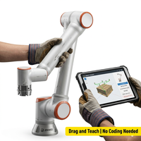 Robot Colaborativo JINWEI FR20, 20 kg, 1854 mm, IP54, 6 Ejes, 0.1 mm, CR, CE, KCs, ISO 10218, 2 m/s, para Paletización Pesada y Manejo de Materiales