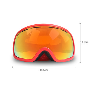 Ski Goggles Double Layer Anti Fog Lens Plastic Frame All Weather Protection For <b>Skiing</b> - Product Image 2