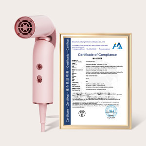 <span class=keywords><strong>Sèche</strong></span>-cheveux miniature sans fil PSE KC approuvé, 100-240V, 110000 tr/min, pliable, haute vitesse, rose, cadeaux - Product Image 1