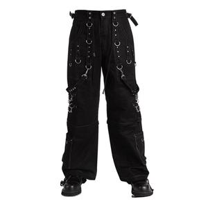 กางเกงผู้ชายดีไซน์ใหม่หลายกระเป๋า พร้อมกระดุมและสายรัด สำหรับแฟชั่นผู้ชาย กางเกงทรงแบ็กกี้สไตล์ทหาร - Product Image 3