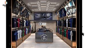 Appendiabiti in metallo personalizzato Display Boutique a parete dalla fabbrica per articoli per la casa e negozi mobili vetrina categoria di prodotto - Product Image 3