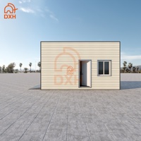 Garage préfabriqué portable sur mesure DXH Factory, abri pour voiture avec panneaux sandwich et structure en acier, abri de stockage étanche en kit