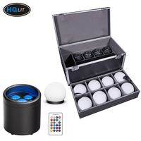 Luz Par Inalámbrica IP65 Resistente al Agua 6 en 1 18w RGBAW UV con Batería, Control por Aplicación Wifi, Luces Profesionales para Bodas, Escenarios, DJ y Discotecas