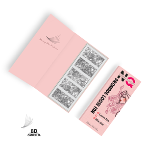 NQ Vente en gros 0.03 0.05 0.07 Méga Volume Cheveux Synthétiques Cils Plateaux Naturel Long Doux Brun Russe Brun Profond Extension de Cils - Product Image 6