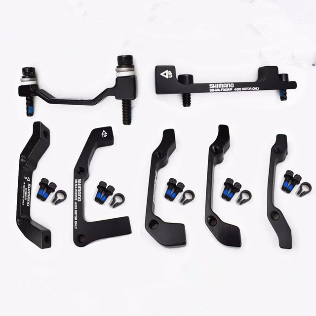 Mountain Bike Disc Brake Adaptor Front Rear Caliper 160mm 180mm 203mm Bike Adapters MTB Bike Aluminium Disc Brake Rotor Adapter