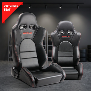 Asiento Deportivo de Carreras Personalizado para Adultos, Ajustable, SSCUS Star 310-PU, de Cuero PU, Universal, con el Mejor Rendimiento para Seguridad y Comodidad - Product Image 1