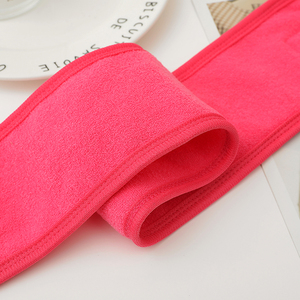 Venta al por mayor Cuidado DE LA PIEL Diadema Terry Cloth Lujo Facial Head Band Belleza Maquillaje facial Spa Diademas para mujeres - Product Image 3