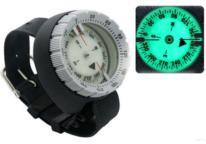Brújula de muñeca de lujo para buceo, brújula de buceo de navegación subacuática precisa, luminosa - Product Image 5