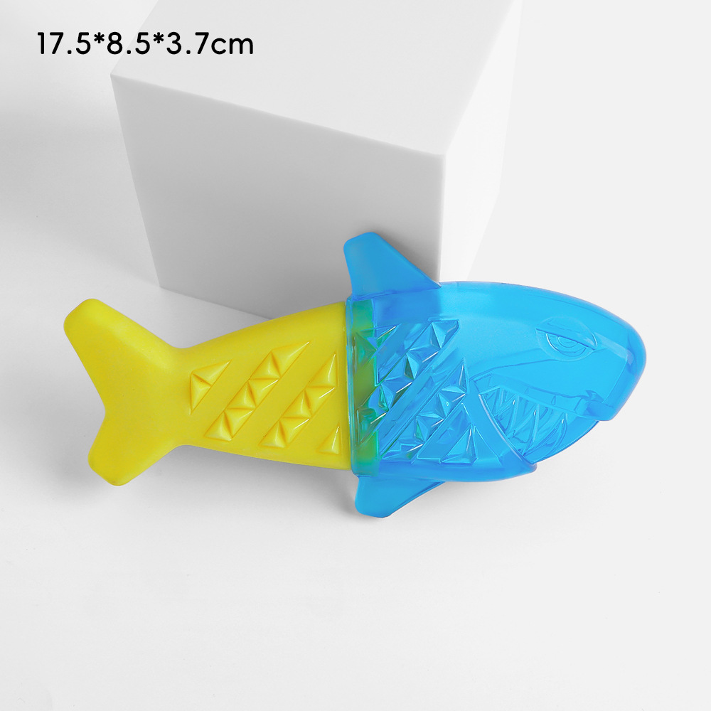 Requin jaune et bleu