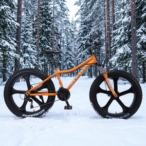 Sepeda Gunung <span class=keywords><strong>Viper</strong></span> Ban Tebal Rangka Baja Karbon untuk Dewasa, Sepeda Off Road untuk Berkendara di Lapangan Salju - Product Image 1