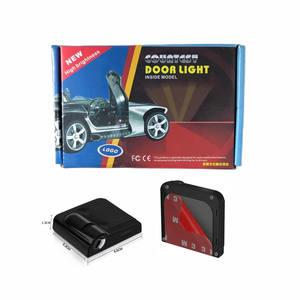 Projecteur pour <span class=keywords><strong>porte</strong></span> de voiture, sans fil, universel, personnalisé, ombre lumineuse hd, logo, 2 pièces - Product Image 1
