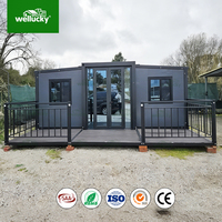 WELLUCKY Maison Pliable de Haute Qualité, Conception Extensible, Assemblage Rapide, Villa Portable, Maison Conteneur Extensible