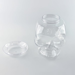 Botella de Plástico con Forma de Calavera de 1500 ml, Reutilizable, Decoración de Halloween, 129 mm de Diámetro, 158 mm de Altura - Product Image 2