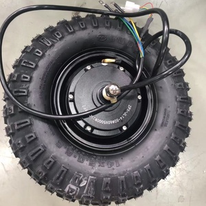 อะไหล่สกู๊ตเตอร์ไฟฟ้า มอเตอร์ไร้แปรงถ่าน 800W 1500W 2500W 2800W 3000W 5000W 7500W พร้อมยางแบบไม่มียางใน สำหรับถนนและออฟโรด - Product Image 1