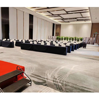 Moquette sur mesure pour hôtel, 100% nylon, résistante au trafic intensif, adaptée aux halls d'hôtels 5 étoiles, aux couloirs et aux chambres d'hôtes.