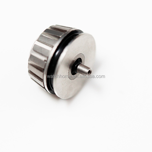 Couronne de montre personnalisée en acier inoxydable 316L, à visser, étanche, grande cannelure, pour montres mécaniques de plongée NH35 NH34, vente en gros de pièces. - Product Image 3