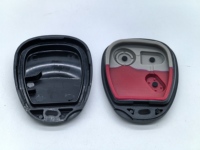 Cangkang Kunci Remote ABS 3 Tombol Pengganti Tombol Depan dengan Huruf Inggris, Penutup Belakang dengan Dua Batang untuk Buick Buatan Cina