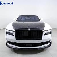 Pour les améliorations Rolls Royce : Lame avant et séparateur avant en fibre de carbone sèche style M pour Rolls Royce Spectre