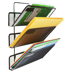 Organisateur <span class=keywords><strong>de</strong></span> bureau mural en treillis métallique, dossiers suspendus, porte-lettres, vente en gros - Product Image 2