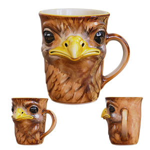 Groothandel Custom Grillige 3d Vliegende Vogel Keramische Mok Creatieve Dieren Koffie Cup Voor Natuur Natuurliefhebbers Thuis Cadeau Idee - Product Image 4