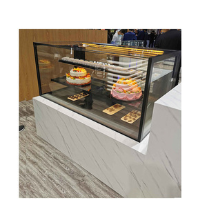 Commercial Upright Low Capacity Floor Top Supermarket Cake Cabinet Showcase With Wheels - Product Image 5