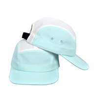 Chapeau de camping en Nylon détexturé et personnalisé, 5 panneaux, trous de découpe Laser, de haute qualité, casquette de camisole d'extérieur pour hommes, à séchage rapide