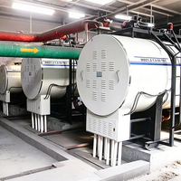 Chaudière à eau chaude électrique de 2000 kg, haute pression, entièrement automatique, à économie d'énergie, horizontale, pour usage industriel