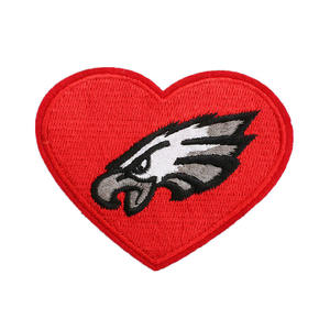 Groothandel op maat gemaakte nieuwe American Football team Philadelphia Eagles patch logo strijk-op borduurwerk ideaal - Product Image 5