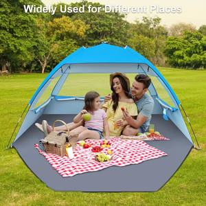 Carpa de Playa, Toldo de Playa, Protección Solar UPF50+ para Campamentos, Pesca, Diversión en el Patio Trasero, Picnics - Product Image 5