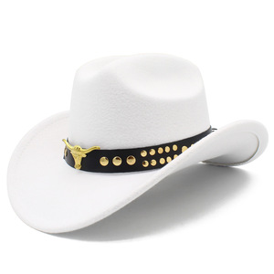 Chapeau de cowboy occidental léger unisexe, style rétro classique européen et <span class=keywords><strong>américain</strong></span>, chapeau de soleil pour l'extérieur - Product Image 2