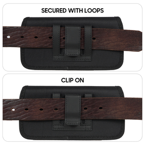 Étui magnétique vertical en nylon pour iPhone, étui de transport pour téléphone portable avec clip ceinture, <span class=keywords><strong>pochette</strong></span> pour <span class=keywords><strong>Samsung</strong></span> S24 S25 A51 S20 <span class=keywords><strong>S10e</strong></span> A20 - Product Image 4