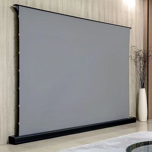TELUXSEE Factory High-Definition Electric PVC Floor <strong>Screen</strong> 92 Inch 16:9 Anti-Light Motorized Floor Rising Projection <strong>Screen</strong> - Product Image 3